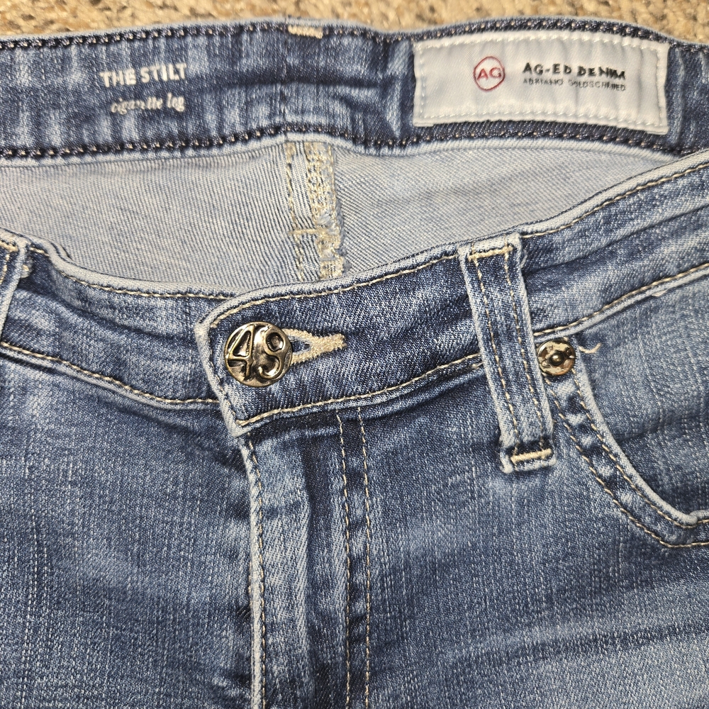 AG Adriano Goldschmeid Classic Blue Women's Jeans - Picture 3 of 12